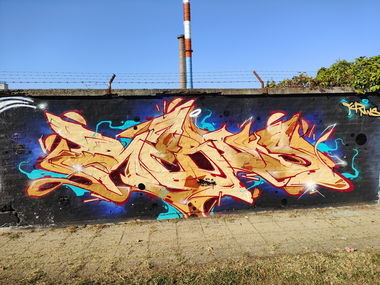 Graffiti Wall in Osijek - Photo by Kico_one (2025)