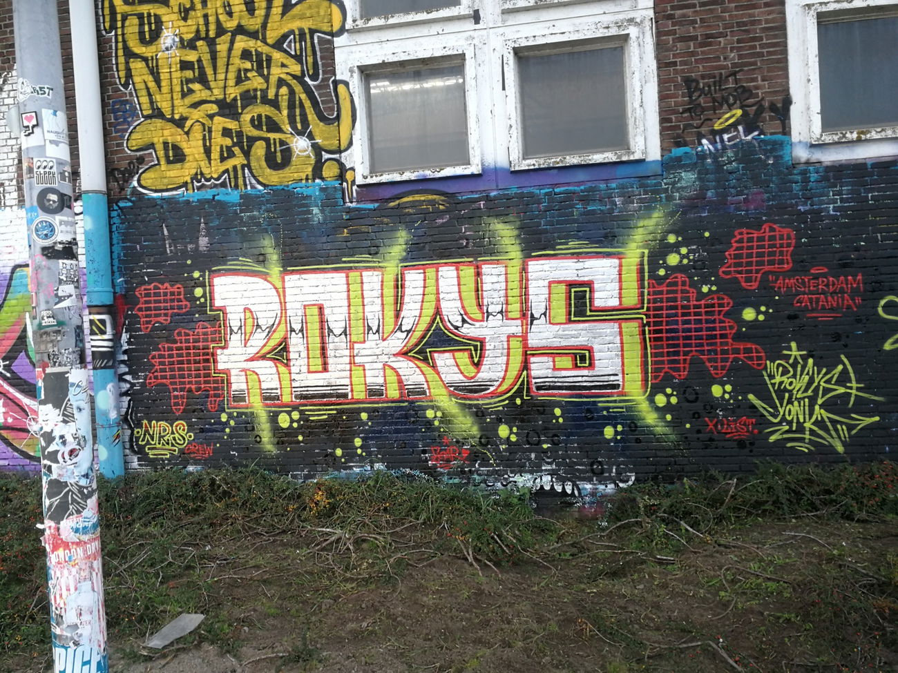 Graffiti Wall in Amsterdam - Photo by Kico_one - Amsterdam, Netherlands