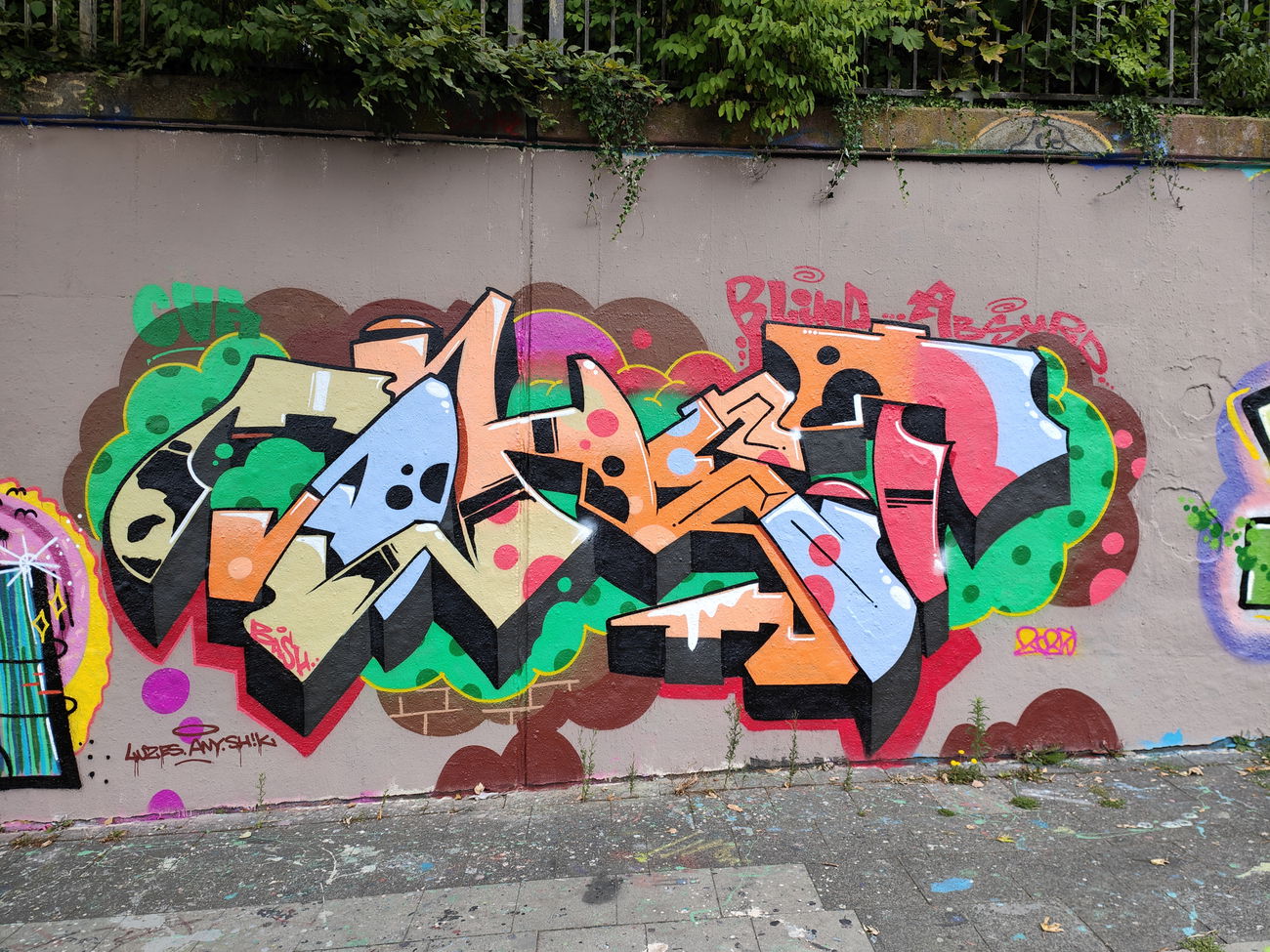Graffiti Wall in Essen - Photo by Kico_one (2025)