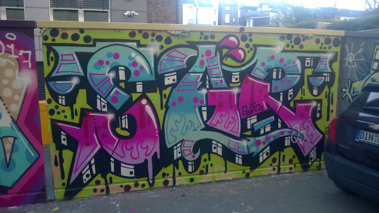 Graffiti Wall in Essen - Photo by Kico_one - Essen, NRW, Ruhrpott (2017)