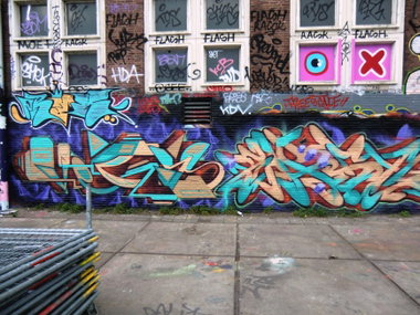 Graffiti Wall in Amsterdam - Photo by Kico_one - Amsterdam, NSDM, Werf (2015)