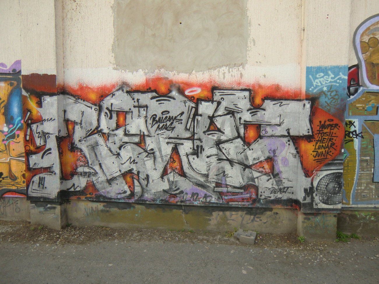 Graffiti Wall in Osijek - Photo by Kico_one - Croatia, Hrvatska, Osijek (2016)