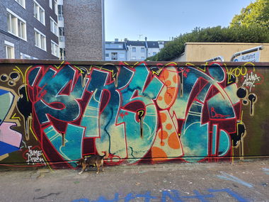 Graffiti Wall in Essen - Photo by Kico_one - Essen, Ruhrgebiet, Eksit (2023)
