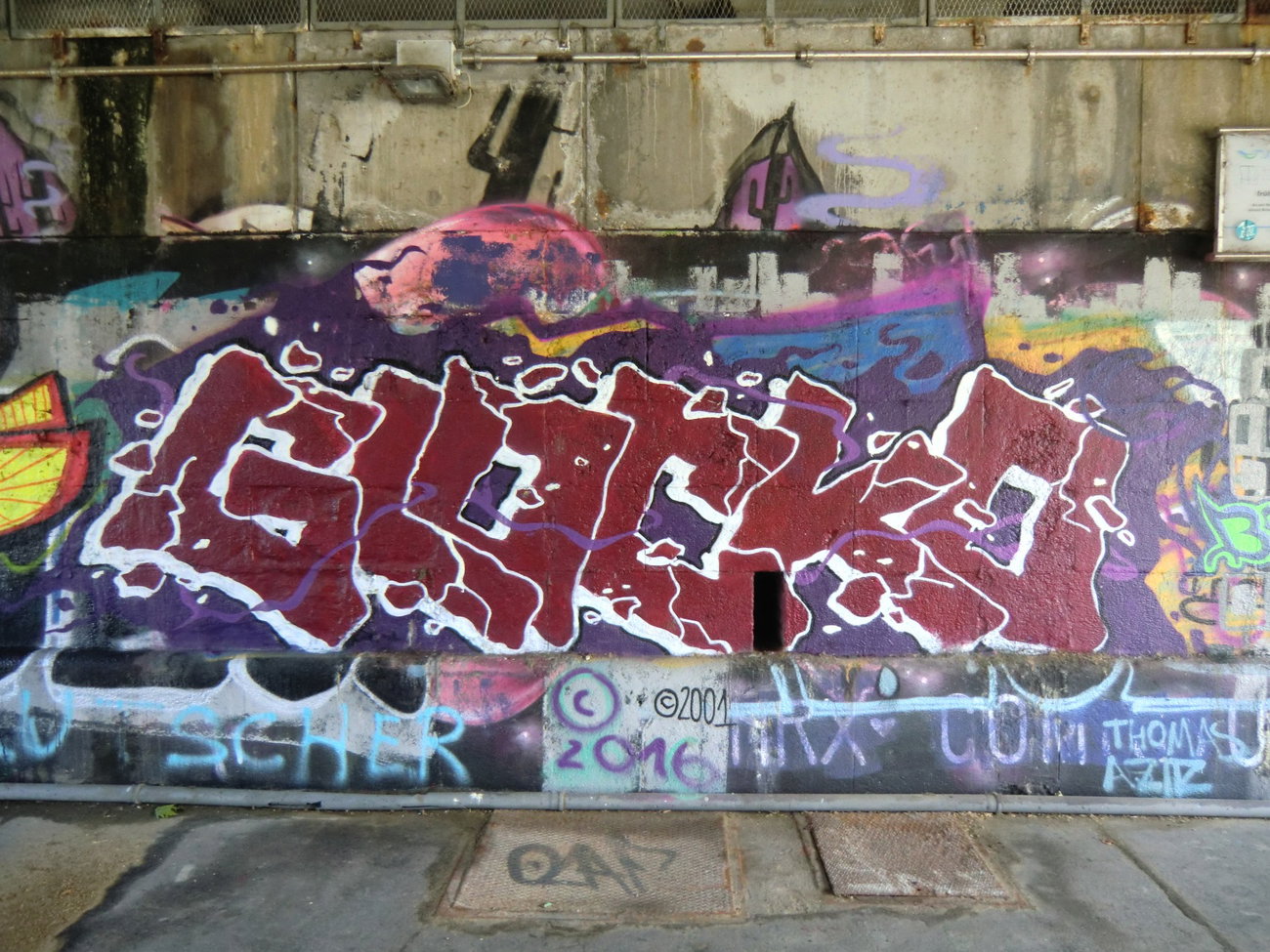 Graffiti Wall in Wien - Photo by Kico_one - Wien, Vienna, Austria