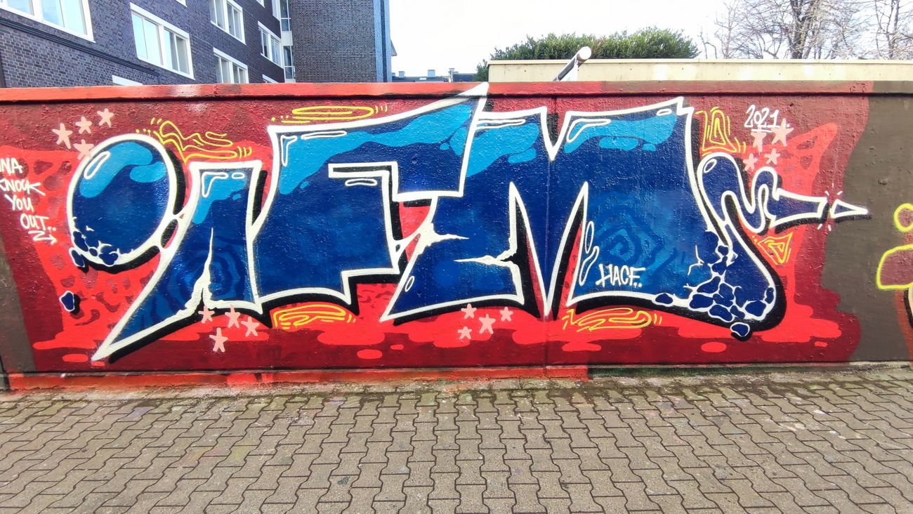 Graffiti Wall in Essen - Photo by Kico_one (2021)