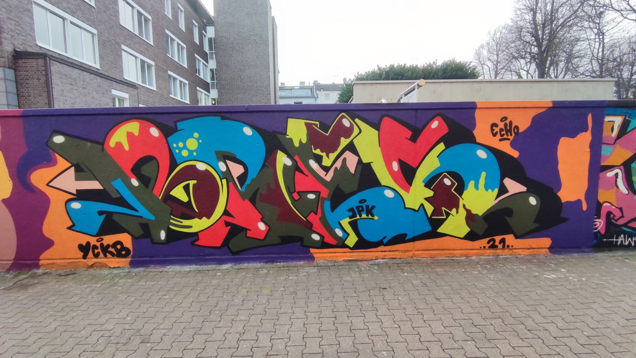 Graffiti Wall in Essen - Photo by Kico_one (2021)