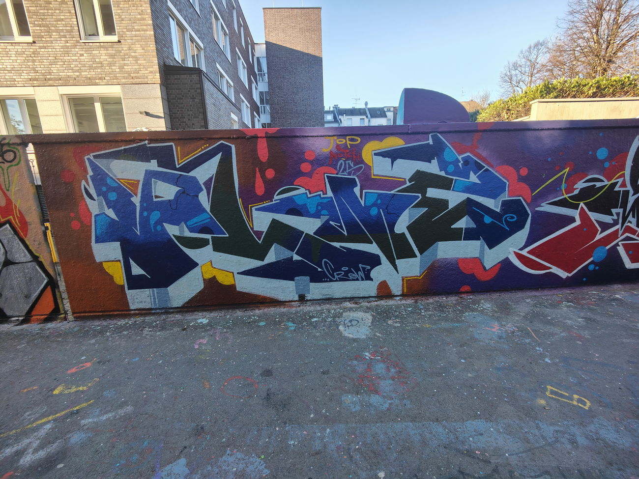 Graffiti Wall in Essen - Photo by Kico_one - Essen, Alme (2025)