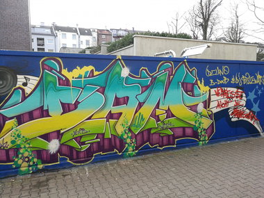 Graffiti Wall in Essen - Photo by Kico_one - Essen, NRW, Ruhrpott (2018)