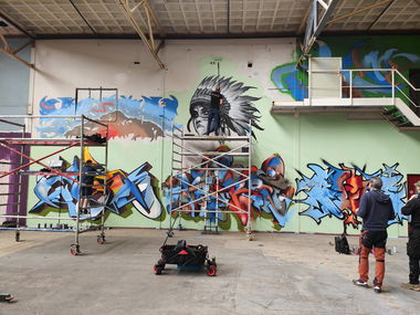 Graffiti Wall in Roermond weerstand - Photo by Kico_one (2025)