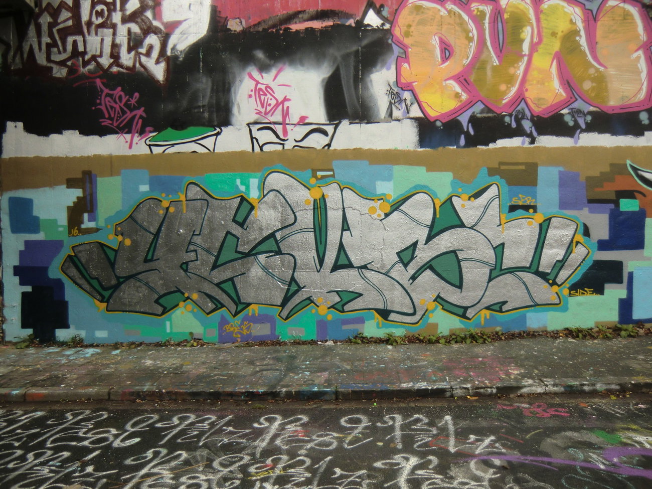 Graffiti Wall in Essen - Photo by Kico_one - Essen, NRW, Ruhrpott (2016)