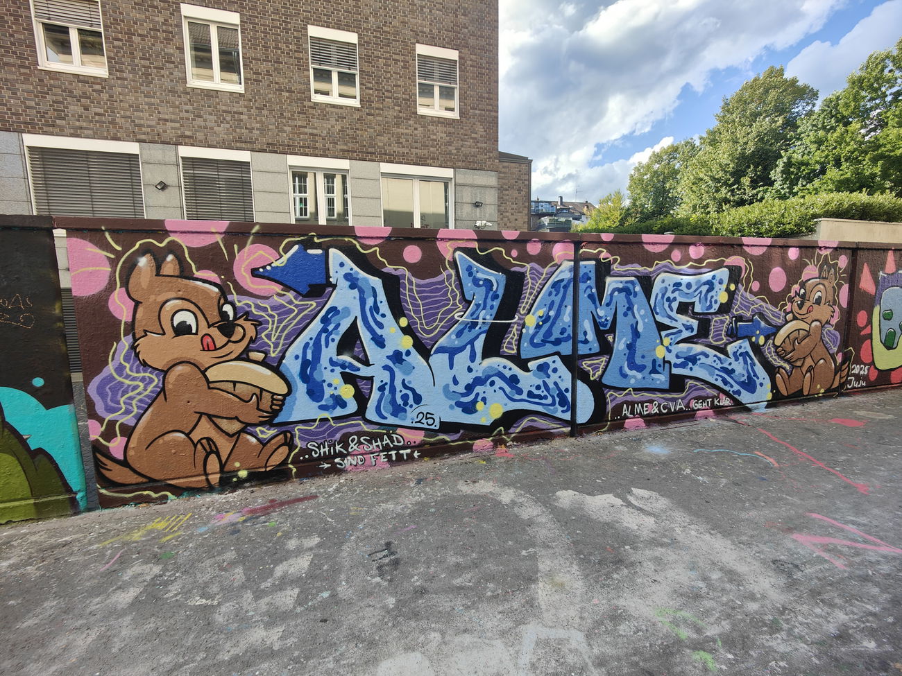 Graffiti Wall in Essen - Photo by Kico_one - Essen, ALme (2025)