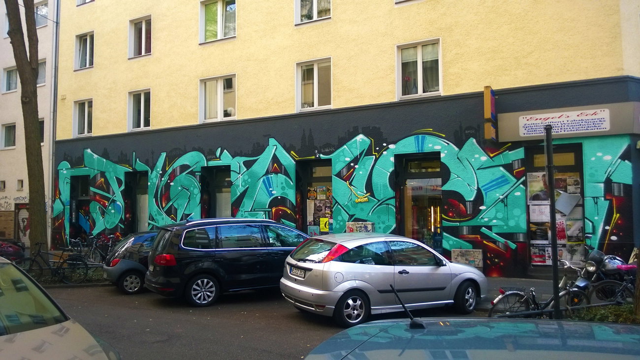 Graffiti Wall in Köln - Photo by Kico_one - Köln, Plaque, Bandits