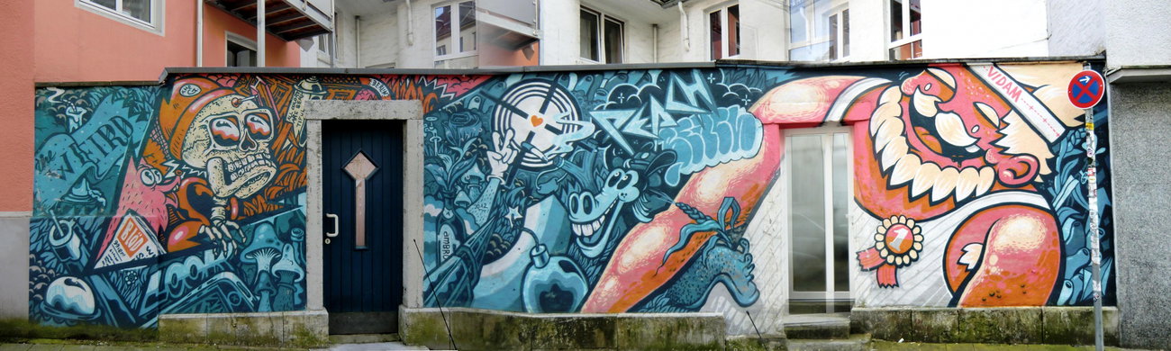 Graffiti Wall in Aachen - Photo by Kico_one - Aachen, TheWeird
