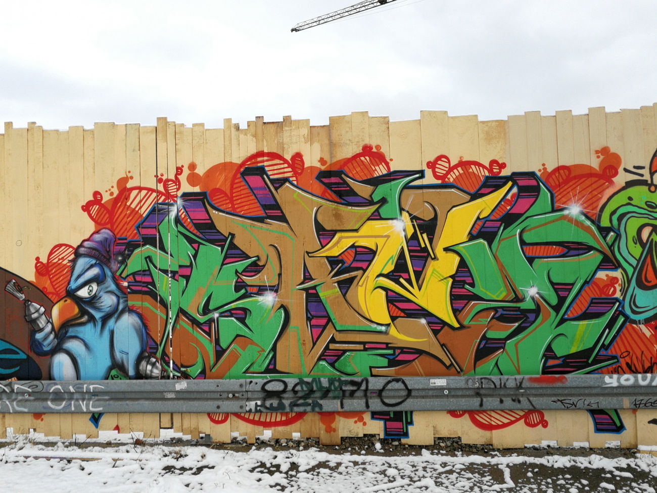 Graffiti Wall in München - Photo by Kico_one - München, Sanz