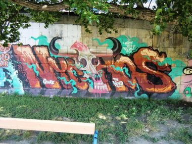 Graffiti Wall in Wien - Photo by Kico_one - Wien, Vienna, Austria