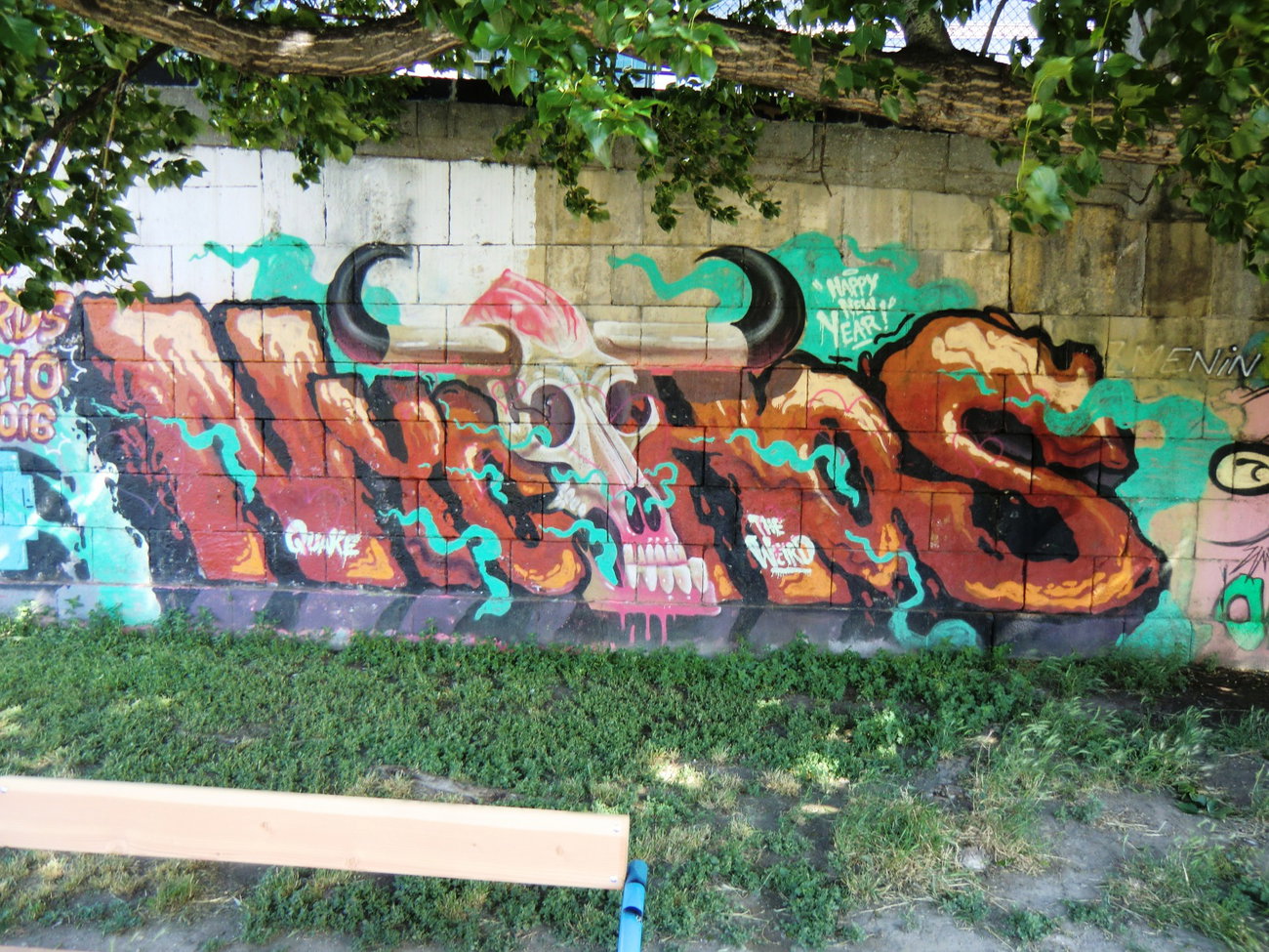 Graffiti Wall in Wien - Photo by Kico_one - Wien, Vienna, Austria