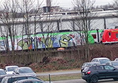 Graffiti Train in Essen - Photo by Kico_one (2021)