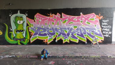 Graffiti Wall in Essen - Photo by Kico_one (2021)