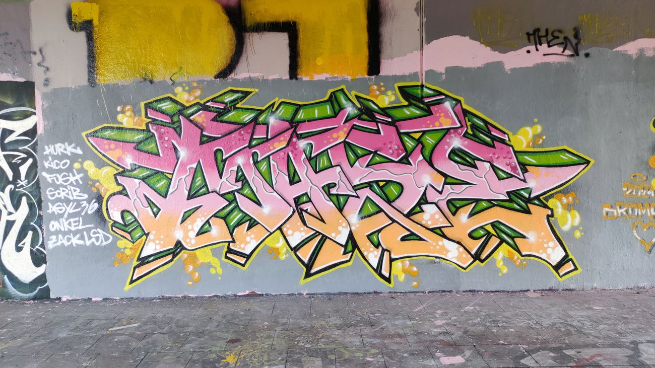 Graffiti Wall in Essen - Photo by Kico_one (2021)