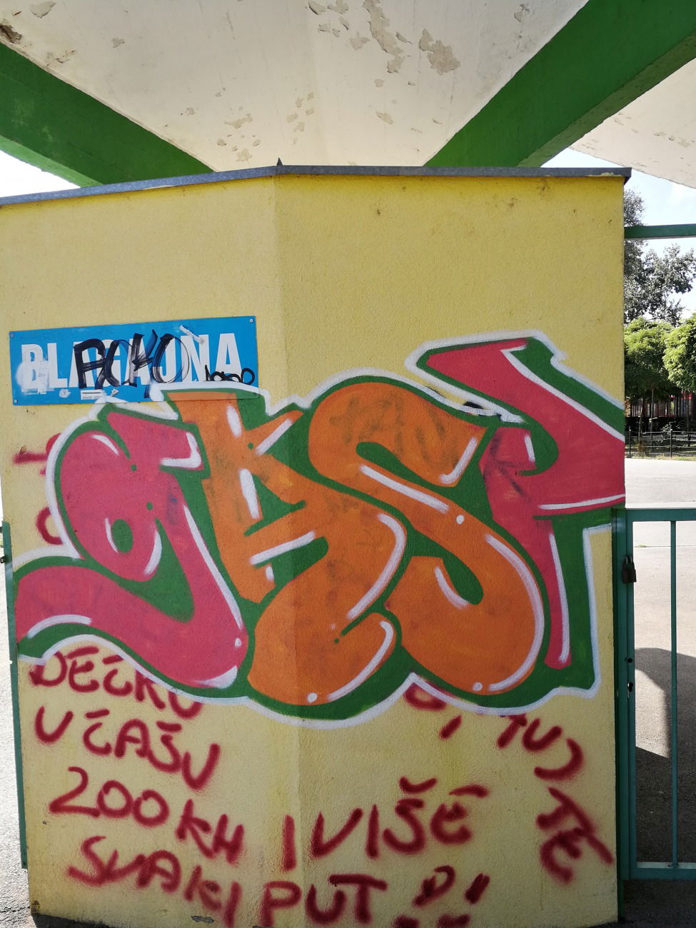 Graffiti Bombing in Osijek - Photo by Kico_one - Osijek, Croatia, Gasp