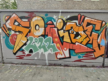 Graffiti Wall in Essen - Photo by Kico_one (2022)