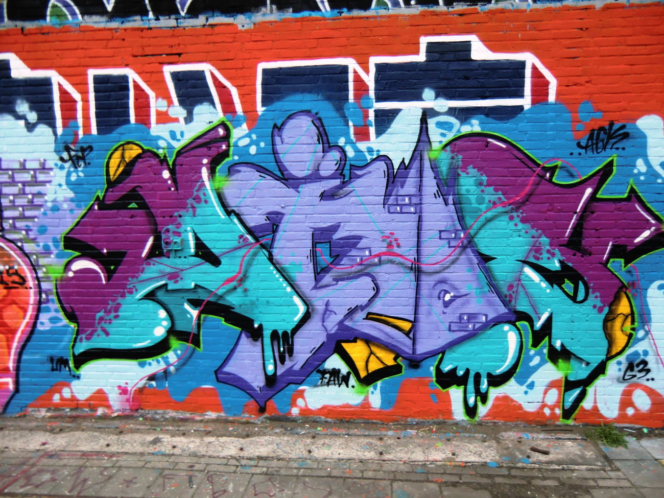 Graffiti Wall in Amsterdam - Photo by Kico_one - Amsterdam, NSDM, Werf