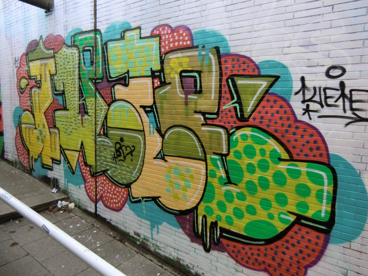 Graffiti Wall - Photo by Kico_one - Essen, Hafendampf (2014)