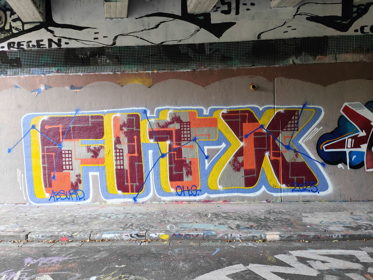 Graffiti Wall in Essen - Photo by Kico_one (2025)