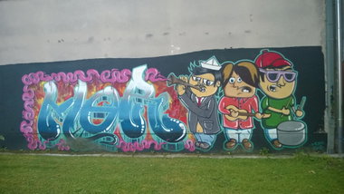 Graffiti Wall in Valpovo - Photo by Kico_one - Croatia, Hrvatska, Valpovo