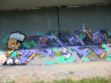 Graffiti Wall in Prague - Photo by Kico_one - Prague, Praha