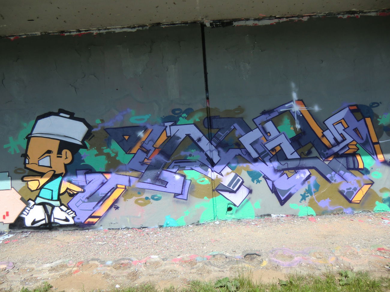 Graffiti Wall in Prague - Photo by Kico_one - Prague, Praha