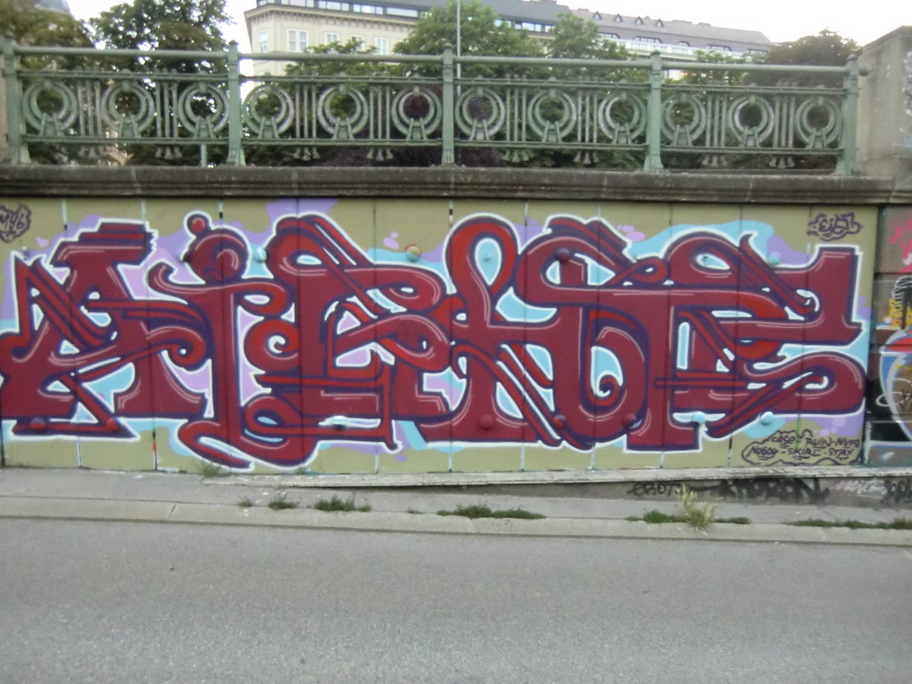 Graffiti Wall in Wien - Photo by Kico_one - Wien, Vienna, Austria