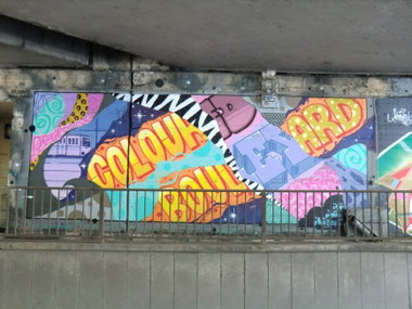 Graffiti Wall in Essen - Photo by Kico_one - Essen, Hafendampf, Colour (2015)
