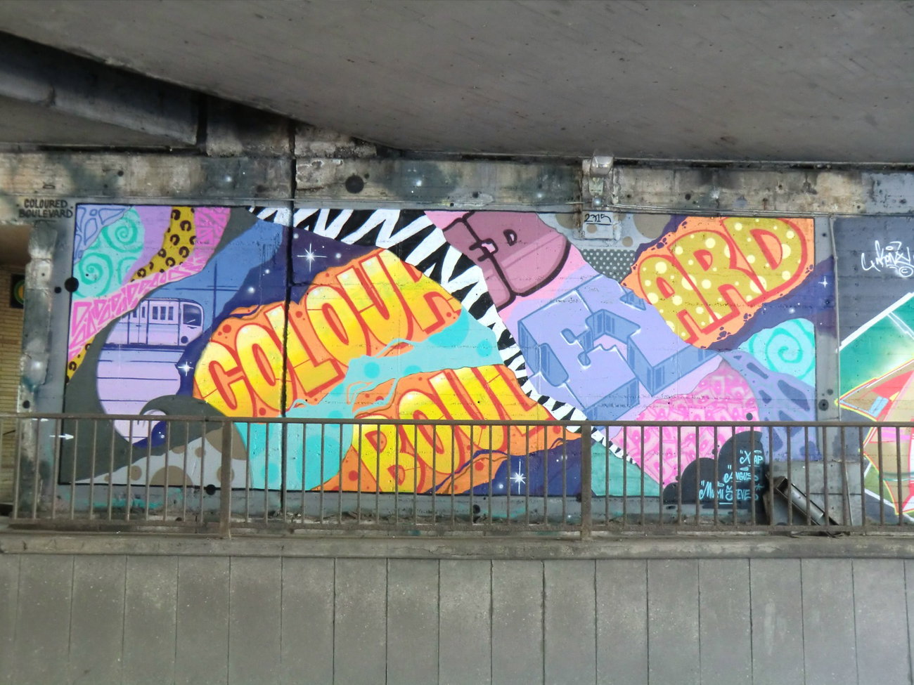 Graffiti Wall in Essen - Photo by Kico_one - Essen, Hafendampf, Colour (2015)
