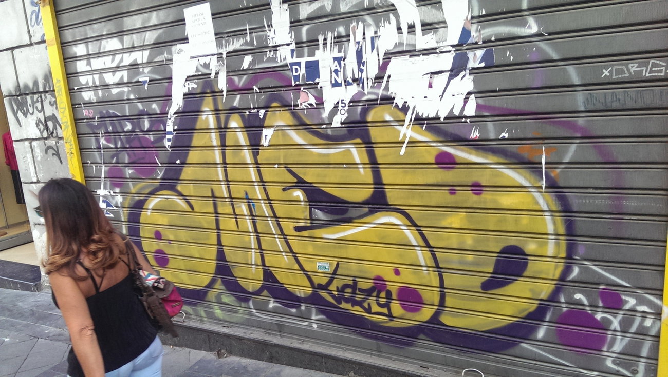 Graffiti Wall in Napoli - Photo by Kico_one - Napoli, Italy, Med