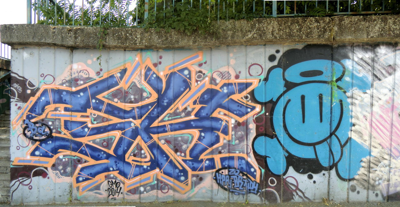 Graffiti Wall in Osijek - Photo by Kico_one - Osijek, Croatia, Hrvatska (2014)