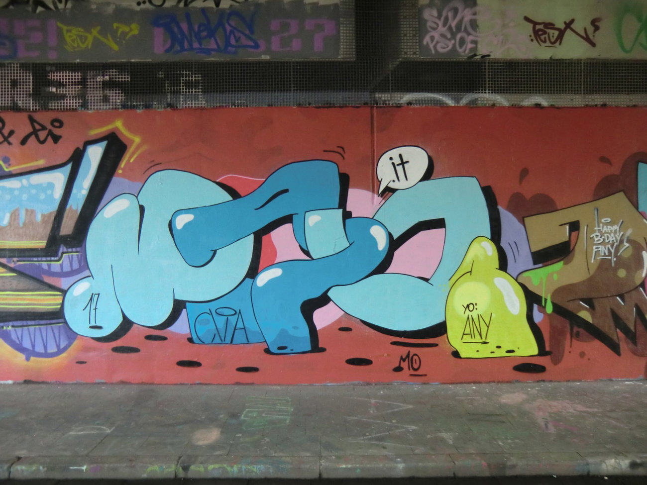 Graffiti Wall in Essen - Photo by Kico_one - Essen, NRW, Ruhrpott (2017)