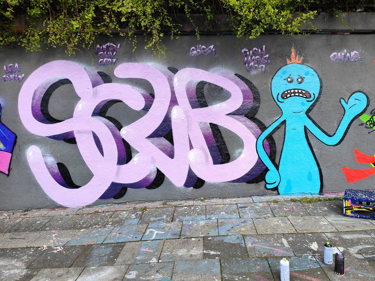 Graffiti Wall in Essen - Photo by Kico_one - Essen, Ruhrgebiet, Scrib (2023)