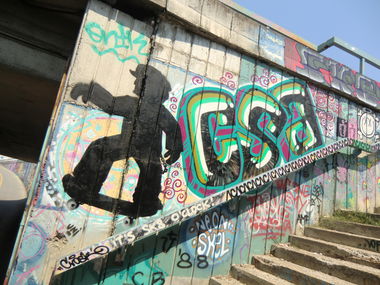 Graffiti Bombing in Osijek - Photo by Kico_one - Osijek, Croatia, Hrvatska (2014)