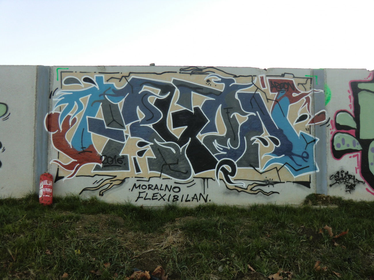 Graffiti Wall in Osijek - Photo by Kico_one - Osijek, Croatia, Hrvatska (2016)