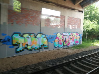 Graffiti Wall in Düsseldorf - Photo by Kico_one - Düsseldorf, NRW, Talk