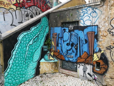 Graffiti Wall in Lissabon - Photo by Kico_one - Lissabon, Portugal, Lisboa