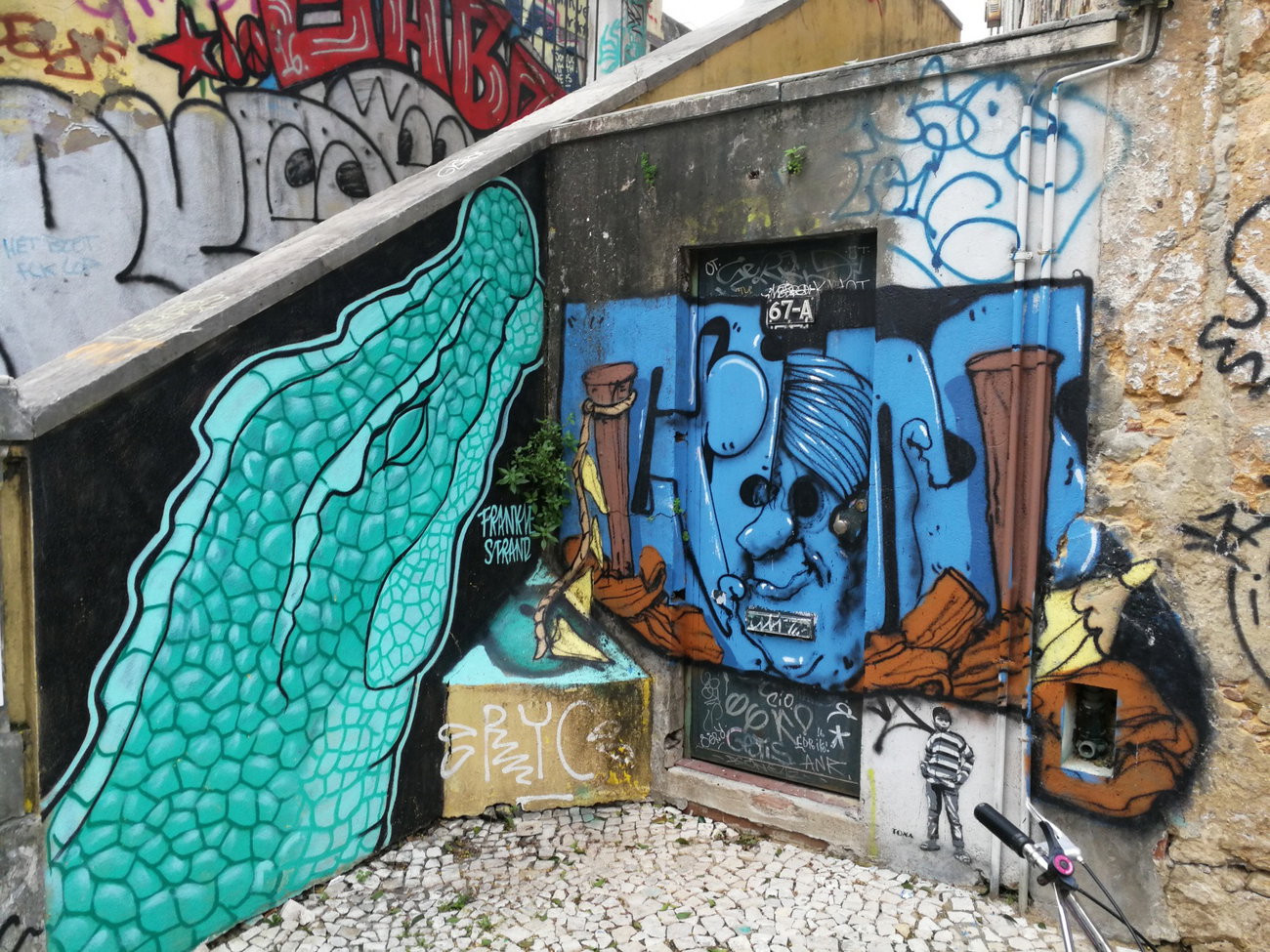 Graffiti Wall in Lissabon - Photo by Kico_one - Lissabon, Portugal, Lisboa