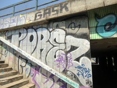 Graffiti Bombing in Osijek - Photo by Kico_one - Osijek, Croatia, Hrvatska (2014)