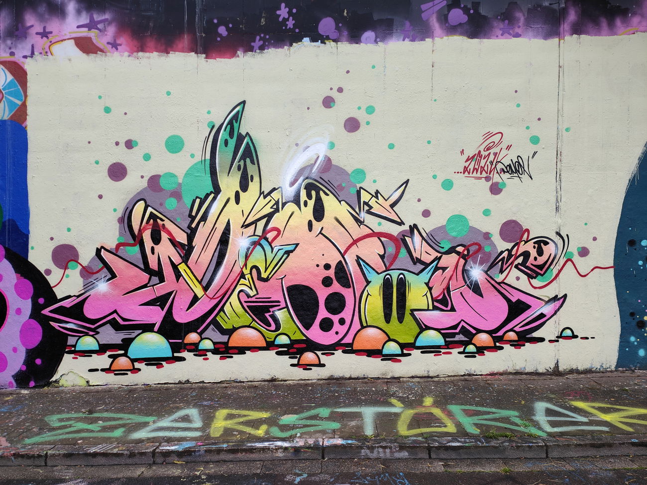 Graffiti Wall in Essen - Photo by Kico_one - Essen, Demon (2024)