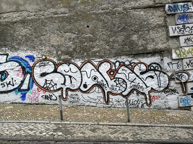 Graffiti Wall in Lissabon - Photo by Kico_one - Lissabon, Portugal, Lisboa