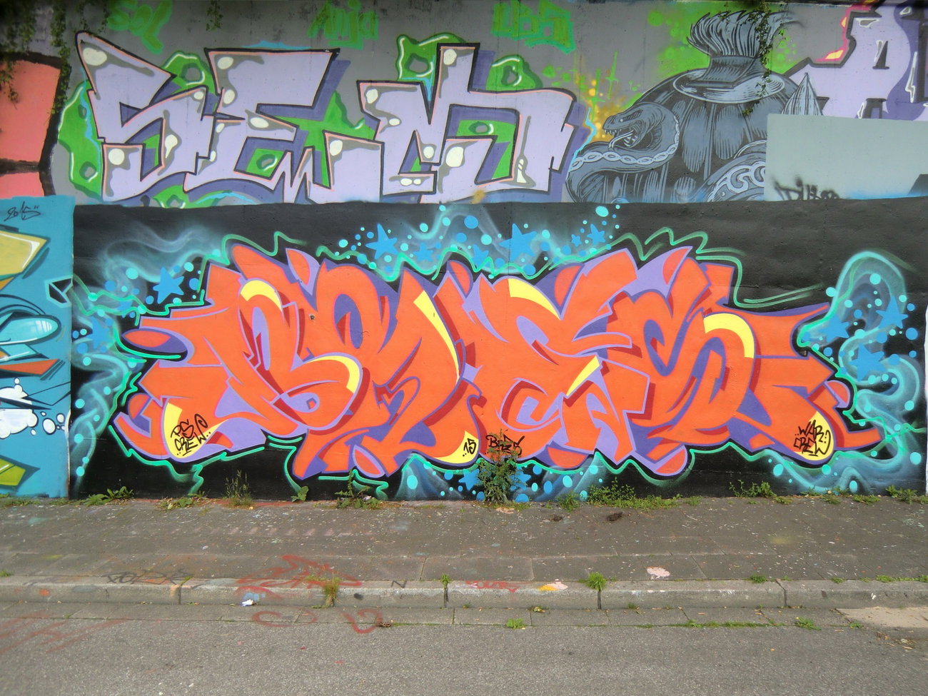 Graffiti Wall in Essen - Photo by Kico_one - Essen, Auf, der (2015)