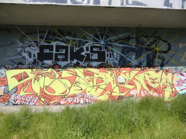 Graffiti Wall in Prague - Photo by Kico_one - Prague, Praha