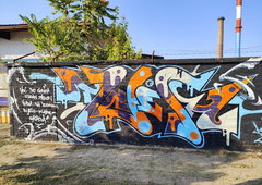 Graffiti Wall in Osijek - Photo by Kico_one (2025)