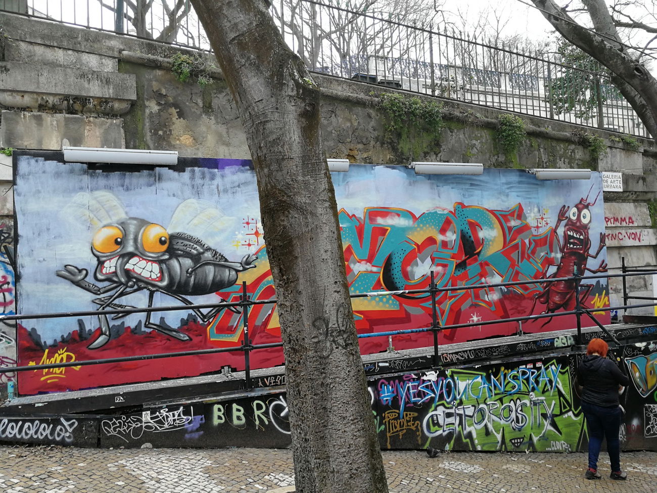 Graffiti Wall in Lissabon - Photo by Kico_one - Lissabon, Portugal, Lisboa